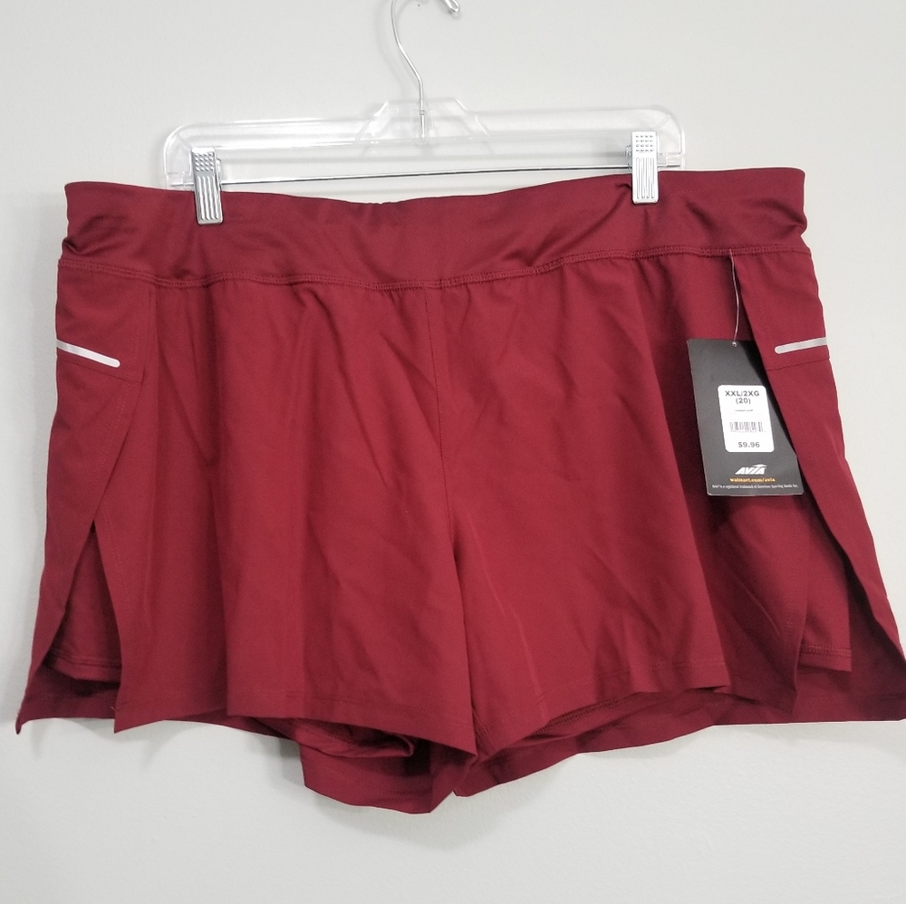 Maroon running shorts XXL - 0068